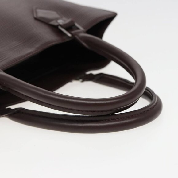 LOUIS VUITTON Epi Sac Plat Hand Bag Mocha Brown - Picture 7 of 15